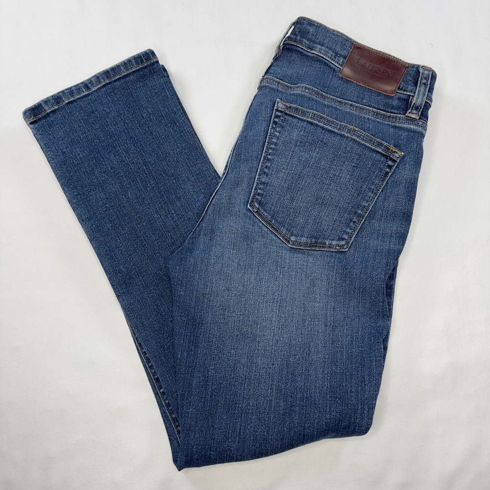Lauren Ralph Lauren LRL Jeans Women's 6 Petite Skinny Blue Denim